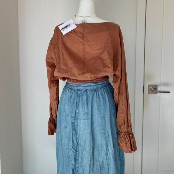 Cute Look Outfit: Oak + Fort Long Sleeve Blouse - Picture 5 of 9